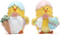 Hodao 2 PCS Easter Chick Decorations Spring Easter Chicken Decors Figurines Tabletopper Decorations for Party Home Holiday Cute Egg Easter Day Gifts Decorations Home & Garden > Decor > Seasonal & Holiday Decorations BOYON Yellow Gnomes  