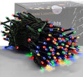 HOME LIGHTING 66Ft Christmas Decorative Mini Lights, 200 LED Green Wire Fairy Starry String Lights Plug In, 8 Lighting Modes, for Indoor Outdoor Xmas Tree Wedding Party Decoration (White) Home & Garden > Lighting > Light Ropes & Strings HOME LIGHTING Multicolor  