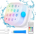 Homly Rechargeable Submersible Pool Lights with Remote, Waterproof Underwater Charging Battery Operated Controlled 16 Color Changing LED with Magnet Floating Lights Pool Pond Decoration 4 Pack Home & Garden > Pool & Spa > Pool & Spa Accessories Homly 1-Pack  