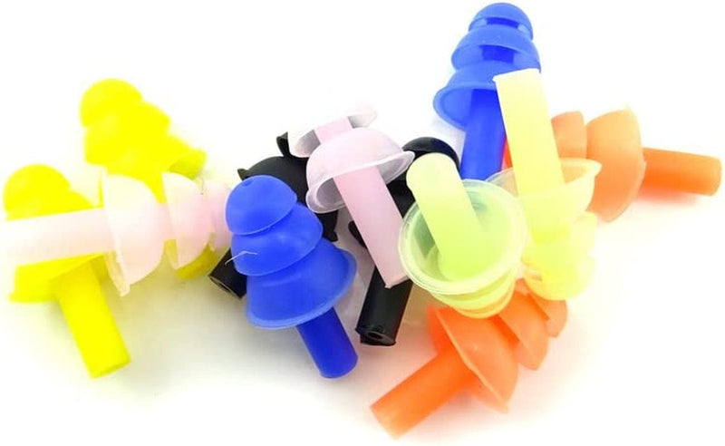 Honbay 6Pairs Reusable Silicone Swimming Earplugs Soft and Flexible Ear Plugs for Swimming, Learning, Hearing Protection, Concerts, Airplanes, Shooting, Etc Sporting Goods > Outdoor Recreation > Boating & Water Sports > Swimming Honbay   