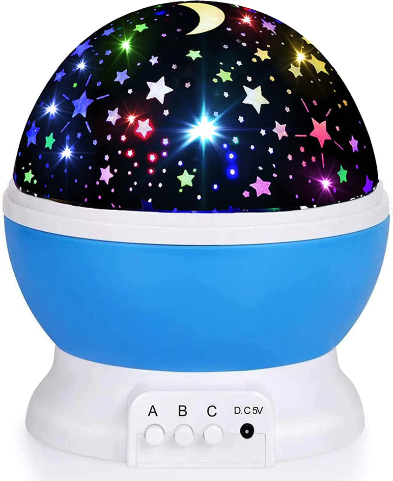 HONGID Toys for 1-10 Year Old Boys,Star Night Light Projector for Kids 2-12 Year Old Boy Gifts Toys for 3-9 Year Old Girls Christmas Gifts for 4-8 Year Old Girls Sensory Baby Toys Birthday Gifts Home & Garden > Lighting > Night Lights & Ambient Lighting HONGID Night Light for Kids-blue  