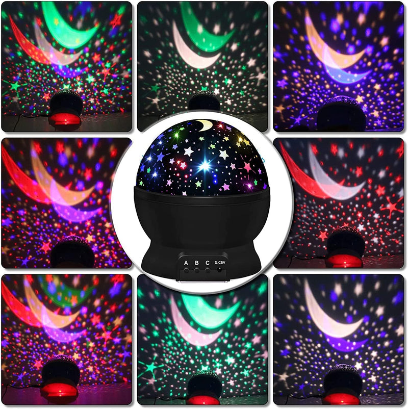 HONGID Toys for 1-10 Year Old Boys,Star Night Light Projector for Kids 2-12 Year Old Boy Gifts Toys for 3-9 Year Old Girls Christmas Gifts for 4-8 Year Old Girls Sensory Baby Toys Birthday Gifts Home & Garden > Lighting > Night Lights & Ambient Lighting HONGID   