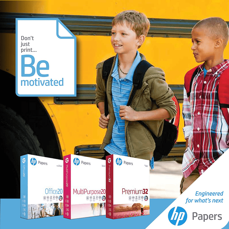 HP Printer Paper | 8.5 x 11 Paper | Copy &Print 20 lb| 6 Pack Case - 2,400 Sheets | 92 Bright | Made in USA - FSC Certified | 200010C Electronics > Print, Copy, Scan & Fax > Printer, Copier & Fax Machine Accessories HP Papers   