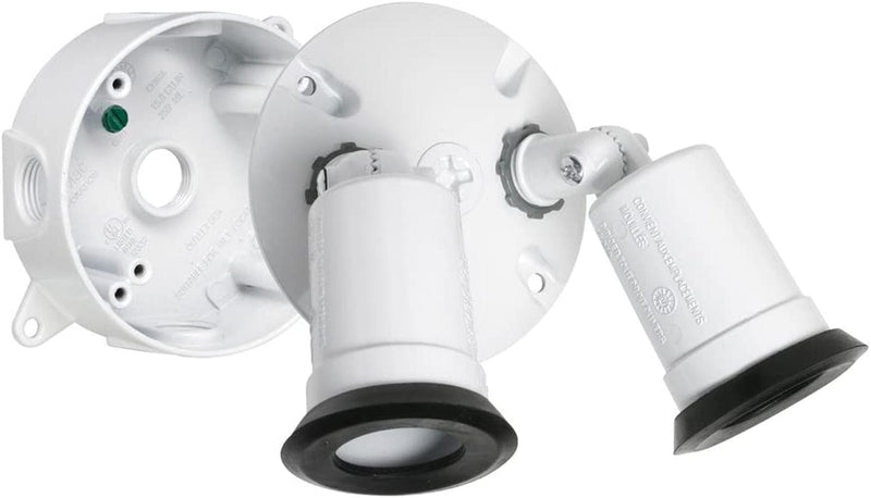 Hubbell-Bell LT233WH Traditional Outdoor Flood Light Kit, White