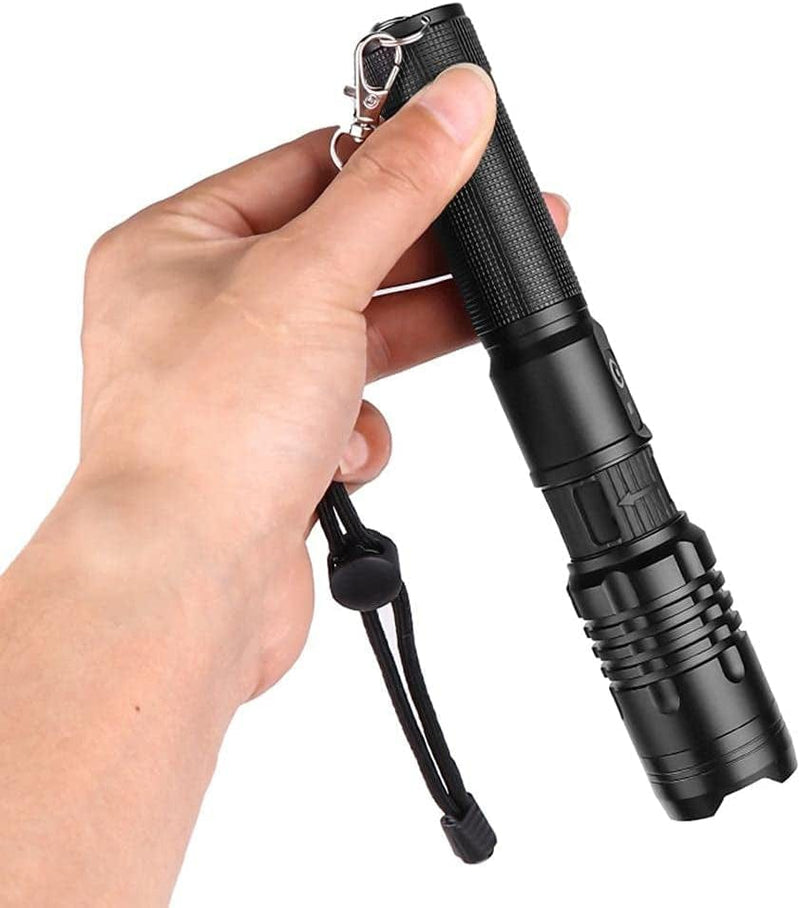 HUSHUI Torch LED Torches Super Bright Outdoor Torches LED Torch XHP50 Telescopic Zoom Multifunctional Torches Emergency Supply with 5 Modes IP65 Waterproof 65 Hardware > Tools > Flashlights & Headlamps > Flashlights HUSHUI   