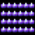 Idyl Light Submersible LED Lights,Waterproof Pool Tea Lights Shower Led Lights Underwater LED Candle Lamp for Aquarium Home Crafts Wedding Party Decorations Fountain (12 Pack, White) Home & Garden > Pool & Spa > Pool & Spa Accessories idyl light 24 Purple  