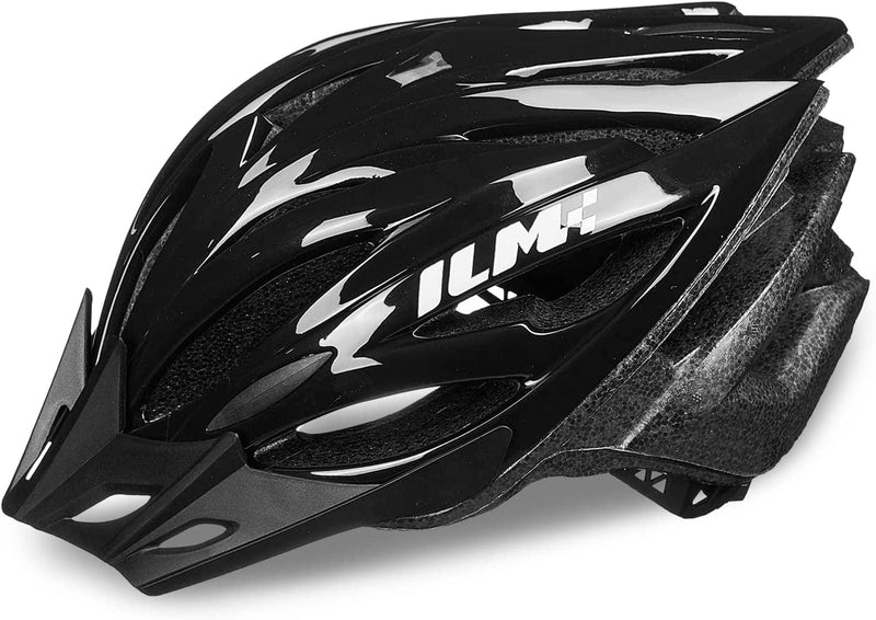 ILM Adult Bike Helmet Lightweight Mountain&Road Bicycle Helmets for Men Women Specialized Cycling Helmet for Commuter Urban Scooter Sporting Goods > Outdoor Recreation > Cycling > Cycling Apparel & Accessories > Bicycle Helmets ILM Black Large-X-Large 