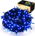 Indoor Christmas Tree Lights - 25M/82Ft 220 LED 8 Modes End-To-End Extendable Plug in Outdoor Waterproof Fairy String Light for Xmas/Wedding/Room/Patio/Home/Inside/Outside Decorations - Multi Color Home & Garden > Lighting > Light Ropes & Strings Epesl Blue  