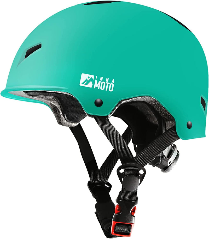 INNAMOTO Adults & Kids Bike Helmets for Men & Women – Kids Helmet for Boys & Girls, Bicycle Adults Helmets - for Skateboard, Scooter, Cycling, Adjustable Helmets for Toddlers Sporting Goods > Outdoor Recreation > Cycling > Cycling Apparel & Accessories > Bicycle Helmets INNAMOTO Green Large:58-61cm / 22.8"-24" 