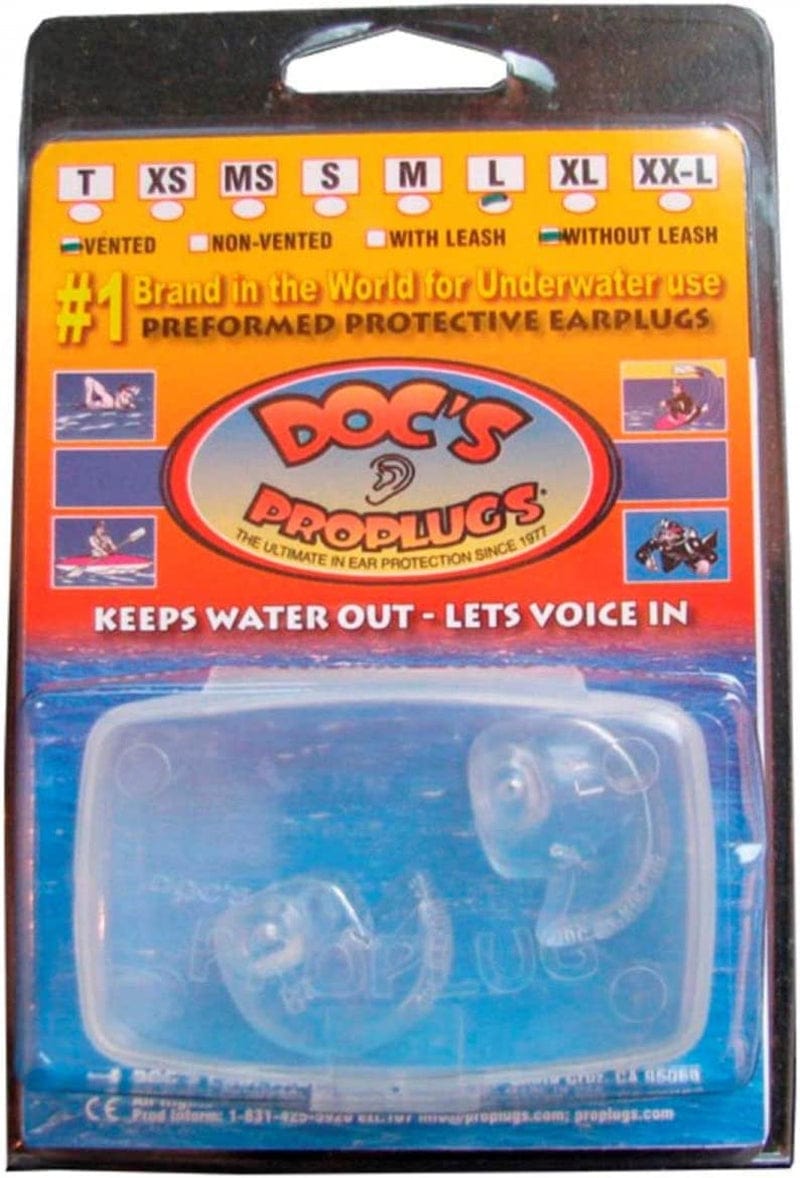 Innovative Scuba Concepts Doc'S Proplugs Sporting Goods > Outdoor Recreation > Boating & Water Sports > Swimming Docs Small/Medium  