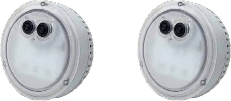Intex Purespa Multi Colored LED Light Accessory for Bubble Spa Hot Tub (2 Pack)