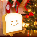 Ipalmay Toast Night Lights, Dimmable Bread Night Lamp USB Rechargeable, Auto-Off Bedside Sleep Lamp with Phone Holder, Cute Birthday Gifts for Girls, Boys, Teens, Friends Home & Garden > Lighting > Night Lights & Ambient Lighting ipalmay Smile  