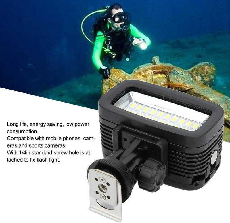 Jeanoko Underwater Fill Light, Convenient Install Waterproof Diving Fill Light High Brightness Compact for Mobile Phones for Photography Home & Garden > Pool & Spa > Pool & Spa Accessories Jeanoko   