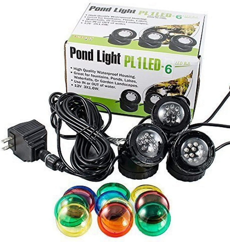 Jebao Submersible 3Pcs 12-Led Pond Lights for Water Fountain Fish Pond Water Garden Home & Garden > Pool & Spa > Pool & Spa Accessories Jebao Set of 3  