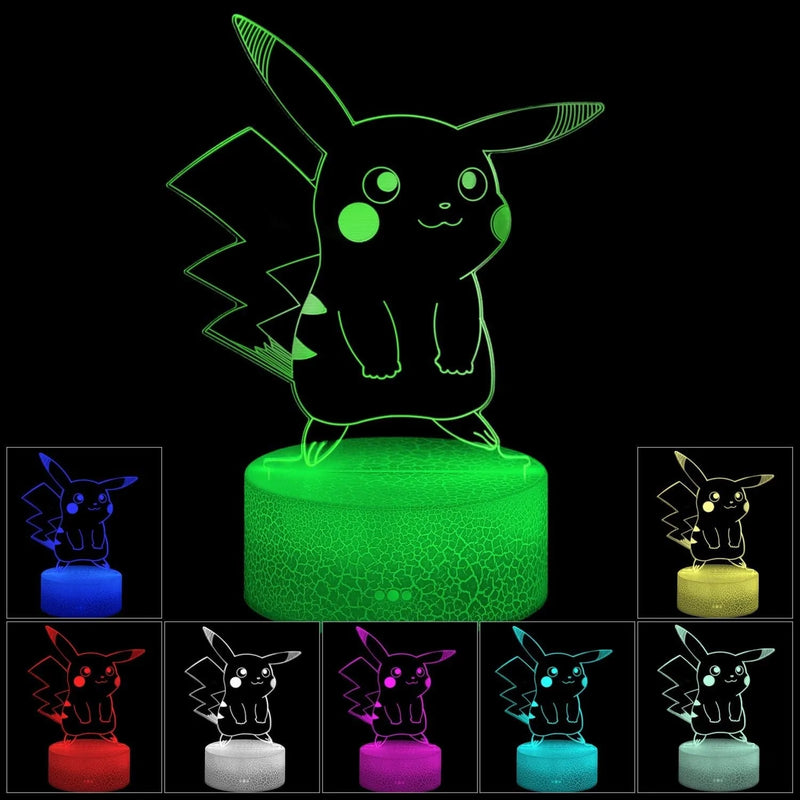 JIAKAI 3D Illusion LED Night Light,7 Colors Gradual Changing Touch Switch USB Table Lamp for Holiday Gifts or Home Decorations(3D Animal) 002 Home & Garden > Lighting > Night Lights & Ambient Lighting JIAKAI 002  