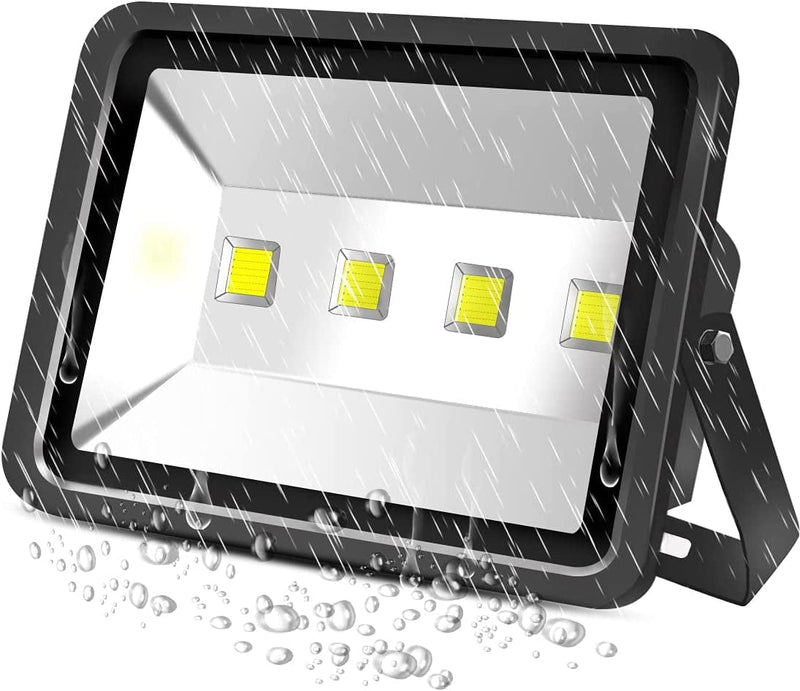 Jiuding LED Outdoor Floodlight 200W Super Bright 6000K Waterproof LED Safety Light Daylight White Light Equivalent to 1000W Halogen Lamp for Home Decoration Lighting Home & Garden > Pool & Spa > Pool & Spa Accessories Jiuding   
