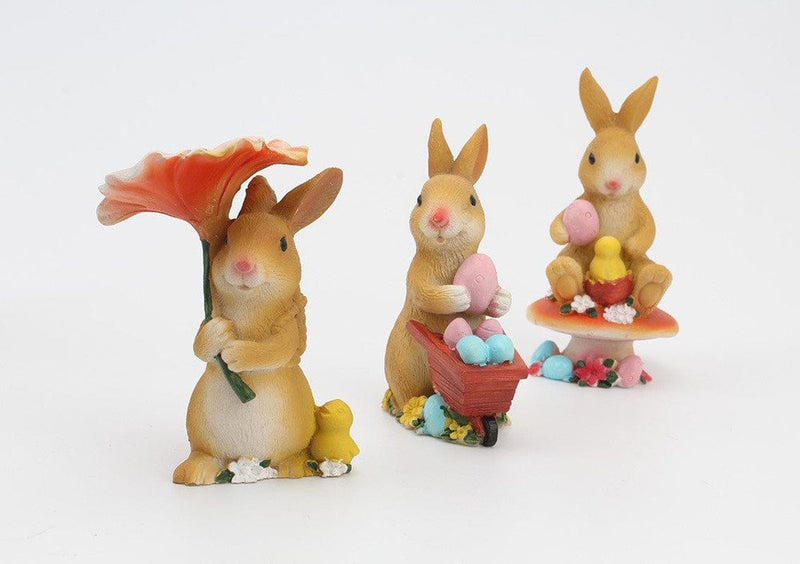 JNGSA Easter Bunny Decor Spring Decor Easter Eggs Bunny Gift Cute Rabbit Decoration Ornaments Children'S Room Desktop Clearance