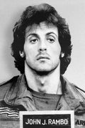 John J. Rambo Mugshot First Blood Mug Shot Retro Vintage 80S Movie Theater Decor Memorabilia Action Film Sylvester Stallone Series Collection Classic War Cool Wall Decor Art Print Poster 24X36 Home & Garden > Decor > Artwork > Posters, Prints, & Visual Artwork Poster Foundry Laminated Poster 12x18 in. 