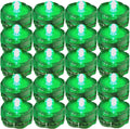 Jytrend Super Bright LED Floral Tea Light Submersible Lights for Party Wedding (White, 20 Pack) Home & Garden > Pool & Spa > Pool & Spa Accessories JYtrend Green 20 Pack 