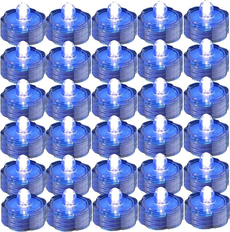 Jytrend Super Bright LED Floral Tea Light Submersible Lights for Party Wedding (White, 20 Pack) Home & Garden > Pool & Spa > Pool & Spa Accessories JYtrend Blue 60 Pack 