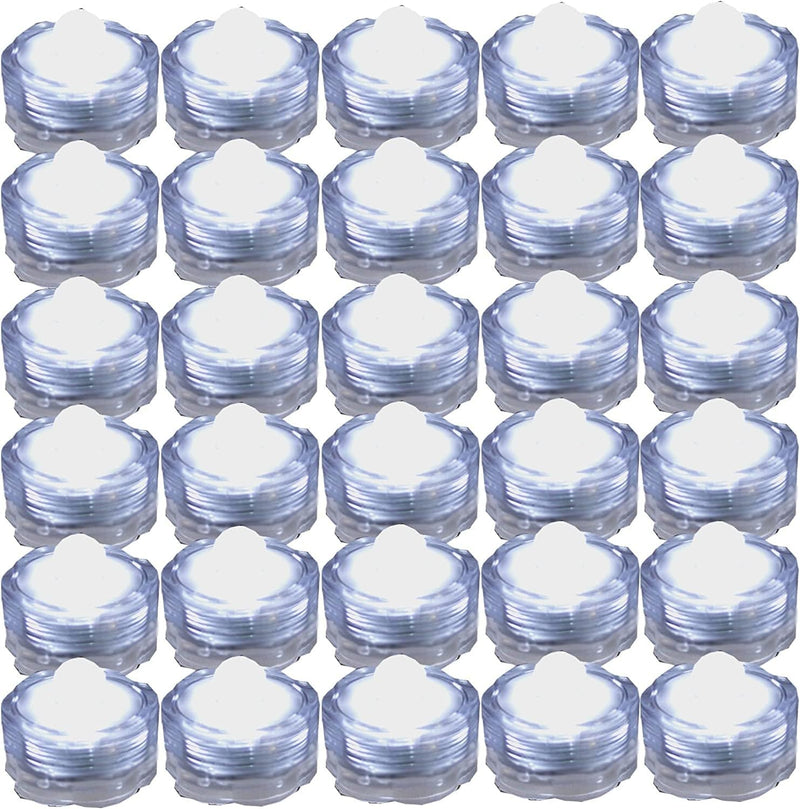 Jytrend Super Bright LED Floral Tea Light Submersible Lights for Party Wedding (White, 20 Pack) Home & Garden > Pool & Spa > Pool & Spa Accessories JYtrend White 60 Pack 