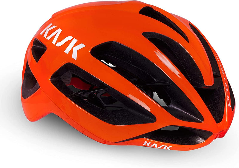 KASK Adult Road Bike Helmet PROTONE WG11 off Road Gravel Cycling Helmet Sporting Goods > Outdoor Recreation > Cycling > Cycling Apparel & Accessories > Bicycle Helmets Kask Orange Fluo Small 