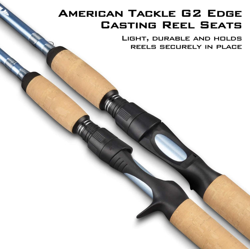 Kastking Estuary Inshore Saltwater Fishing Rods, Spinning Rods and Casting Rods, Featuring American Tackle Microwave Air Guides. IM7 Toray Carbon Blanks, Nano Resin Technology, AAA Cork Handles Sporting Goods > Outdoor Recreation > Fishing > Fishing Rods KastKing   