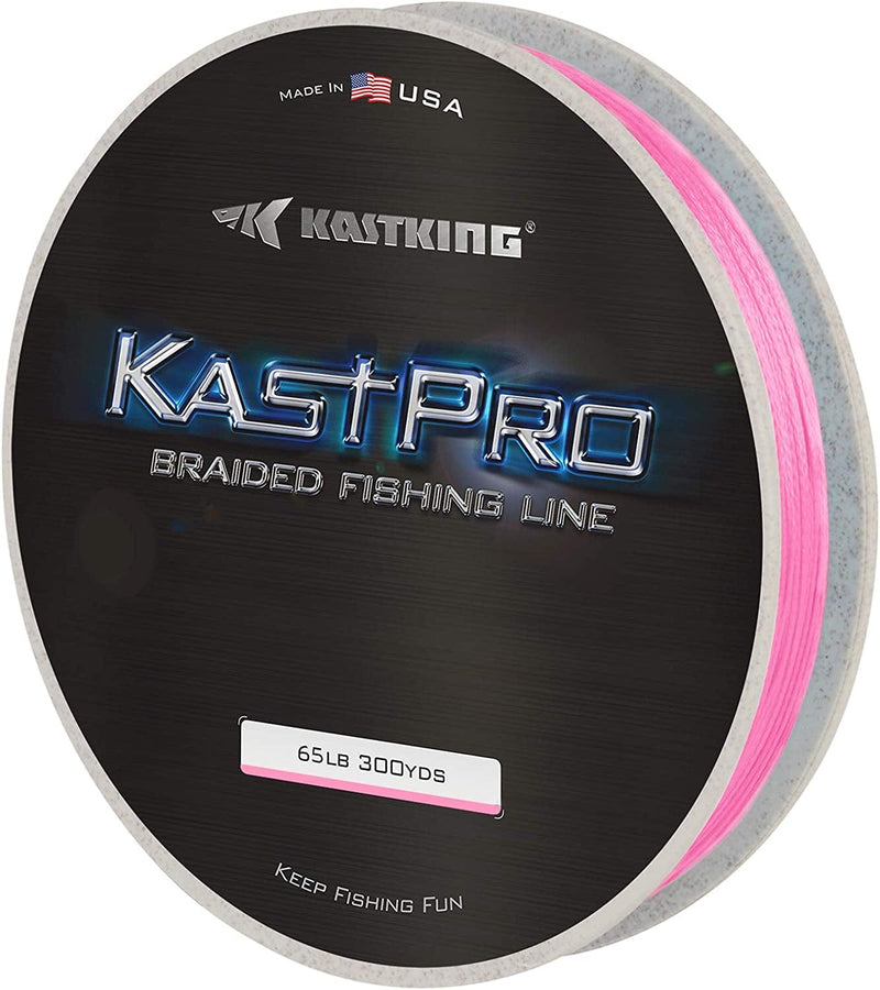 Kastking Kastpro Braided Fishing Line - Spectra Super Line - Made in the USA - Zero Stretch Braid - Thin Diameter - on Biodegradable Biospool! - Aggressive Weave - Incredible Abrasion Resistance! Sporting Goods > Outdoor Recreation > Fishing > Fishing Lines & Leaders Eposeidon   