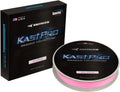 Kastking Kastpro Braided Fishing Line - Spectra Super Line - Made in the USA - Zero Stretch Braid - Thin Diameter - on Biodegradable Biospool! - Aggressive Weave - Incredible Abrasion Resistance! Sporting Goods > Outdoor Recreation > Fishing > Fishing Lines & Leaders Eposeidon Ultra Pink 300Yds - 10LB - 0.004" 