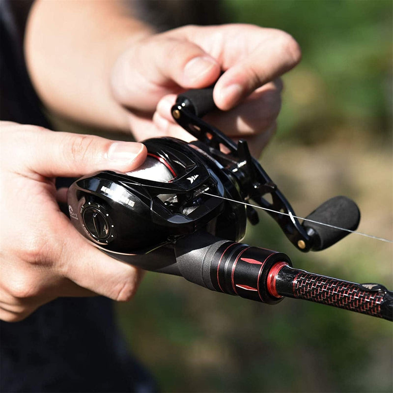 Kastking Royale Legend II Baitcasting Reels, New Compact Design Baitcaster Fishing Reel, 17.64LB Carbon Fiber Drag, Cross-Fire 8 Magnet Braking System, Available in 5.4:1 and 7.2:1 Sporting Goods > Outdoor Recreation > Fishing > Fishing Reels KastKing   