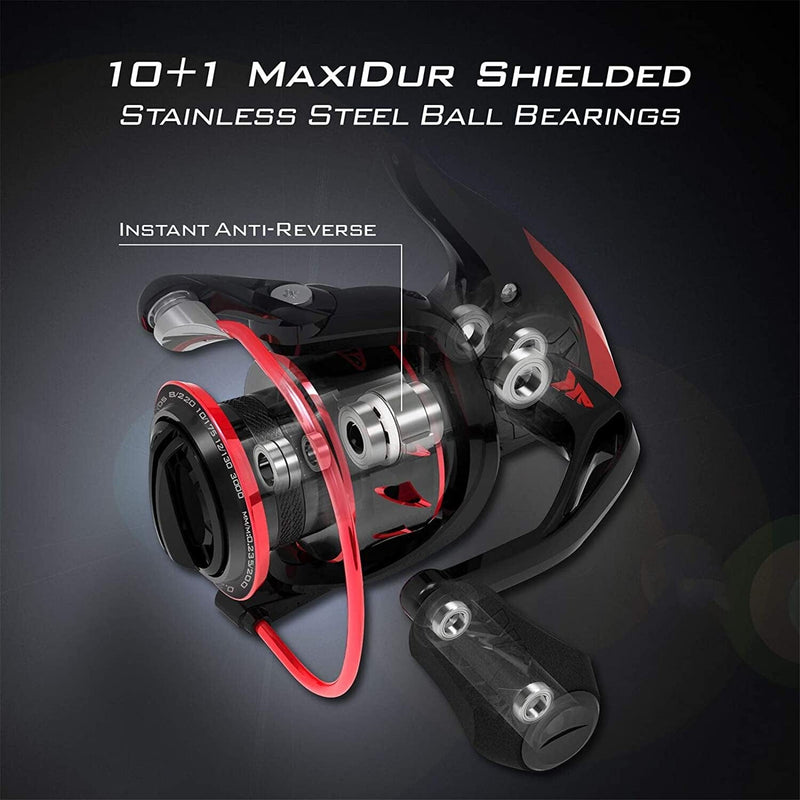 Kastking Sharky III Fishing Reel - New Spinning Reel - Carbon Fiber 39.5 Lbs Max Drag - 10+1 Stainless BB for Saltwater or Freshwater - Oversize Shaft - Super Value! Sporting Goods > Outdoor Recreation > Fishing > Fishing Reels Eposeidon   