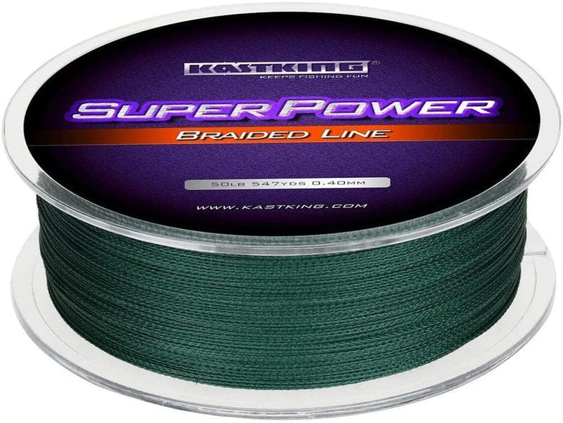 Kastking Superpower Braided Fishing Line - Abrasion Resistant Braided Lines – Incredible Superline – Zero Stretch – Smaller Diameter – a Must-Have!