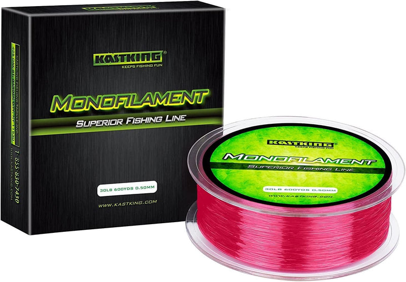 Kastking World'S Premium Monofilament Fishing Line - Paralleled Roll Track - Strong and Abrasion Resistant Mono Line - Superior Nylon Material Fishing Line - 2015 ICAST Award Winning Manufacturer Sporting Goods > Outdoor Recreation > Fishing > Fishing Lines & Leaders Eposeidon Rebel Red 300Yds/4LB 