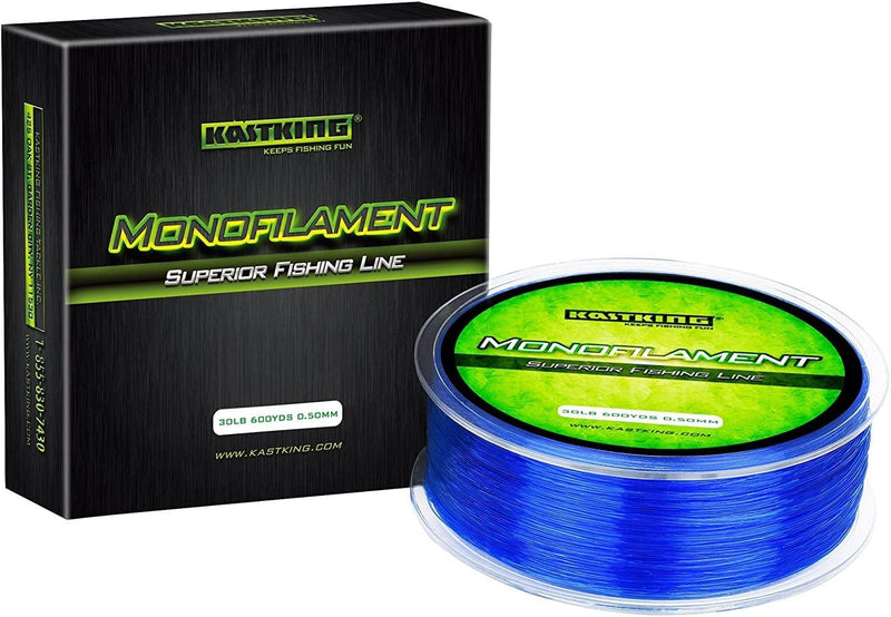 Kastking World'S Premium Monofilament Fishing Line - Paralleled Roll Track - Strong and Abrasion Resistant Mono Line - Superior Nylon Material Fishing Line - 2015 ICAST Award Winning Manufacturer Sporting Goods > Outdoor Recreation > Fishing > Fishing Lines & Leaders Eposeidon Chrome Blue 600Yds/10LB 