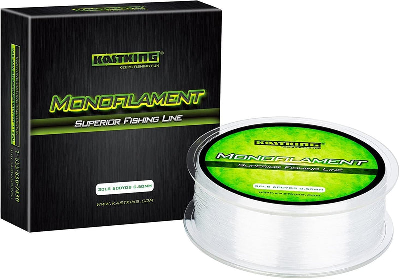 Kastking World'S Premium Monofilament Fishing Line - Paralleled Roll Track - Strong and Abrasion Resistant Mono Line - Superior Nylon Material Fishing Line - 2015 ICAST Award Winning Manufacturer Sporting Goods > Outdoor Recreation > Fishing > Fishing Lines & Leaders Eposeidon Ice Clear 600Yds/10LB 