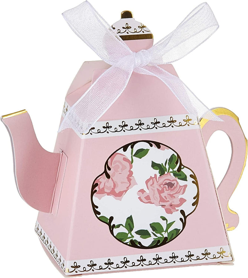 Kate Aspen Napkins-Pink (Set of 30) Tea Party Decorations, One Size, Multi Home & Garden > Decor > Seasonal & Holiday Decorations Kate Aspen Pink Teapot Favor Box (24pcs)  