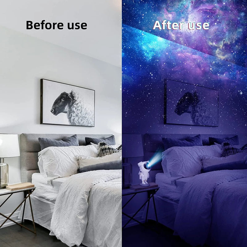 Kathluce Galaxy Projector,Star Projector,Tiktok Astronaut Nebula Night Lights,Light Projectors,Remote Control Timing and 360°Rotation Magnetic Head,Star Lights for Bedroom,Gaming Room Decor