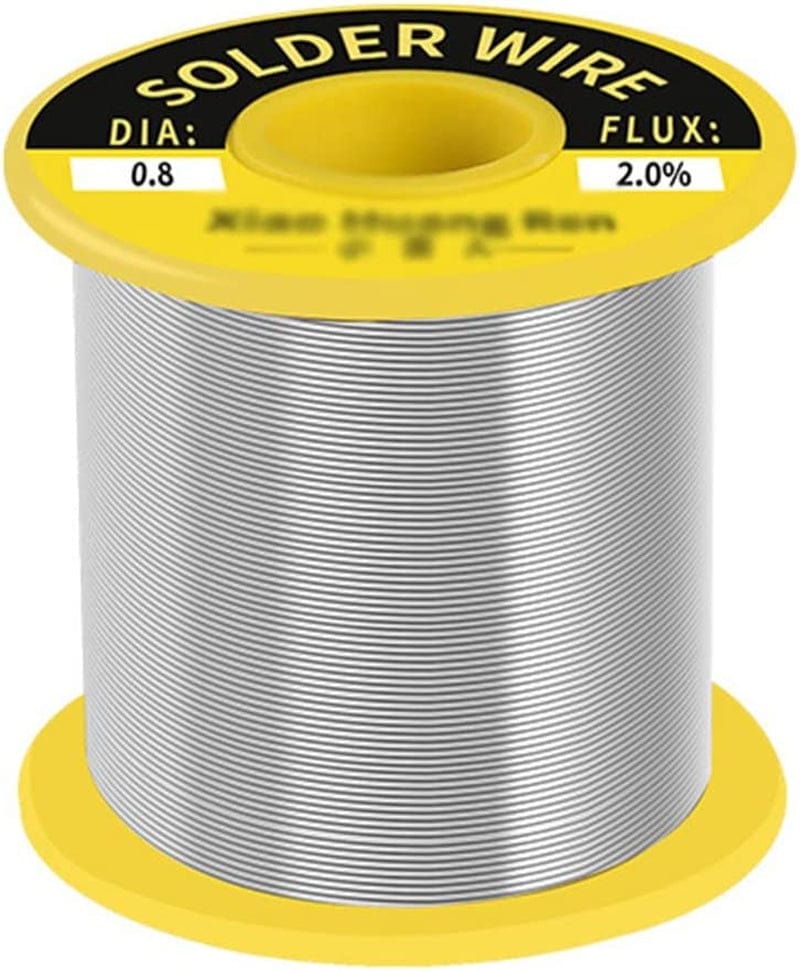KDHX Solder Wire Tin Lead Rosin Core Sn63 No Cleaning Less Smoke Anti-Oxidation Lower Melting Point for Household Appliances (Size : 1.0Mm/0.039In) Home & Garden > Household Supplies > Household Cleaning Supplies KDHX 0.8mm/0.031in  
