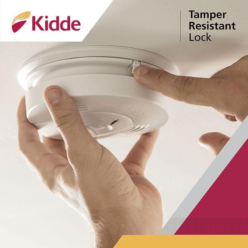 Kidde Smoke & Carbon Monoxide Detector, Battery Powered, Interconnect Combination Smoke & CO Alarm, Voice Alert