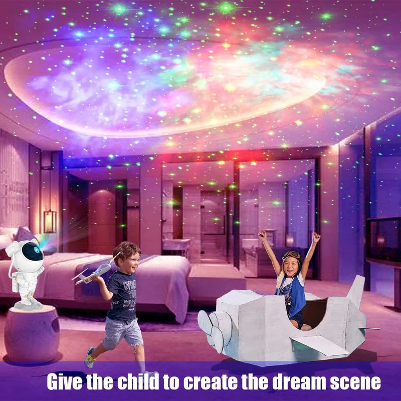 Kids Astronaut Star Projector Galaxy Light with Timer and Remote Control, 360° Adjustable Starry Night Light Projector for Baby/Adults/Bedroom/Party/Home Decor/Game Room Decor Home & Garden > Lighting > Night Lights & Ambient Lighting KAMHX   