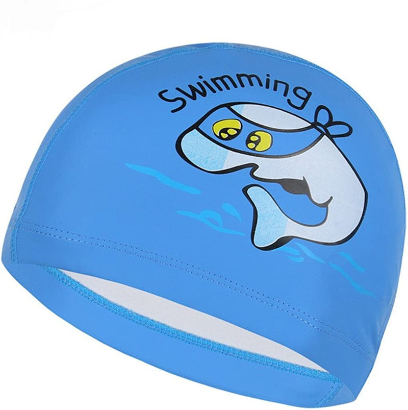 Kids Swimming Cap Children Swim Hat for Hair Care and Ear Protection Breathable Sporting Goods > Outdoor Recreation > Boating & Water Sports > Swimming > Swim Caps Gogokids G 4-11Years 