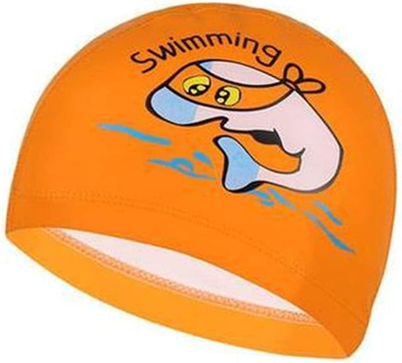 Kids Swimming Cap Children Swim Hat for Hair Care and Ear Protection Breathable