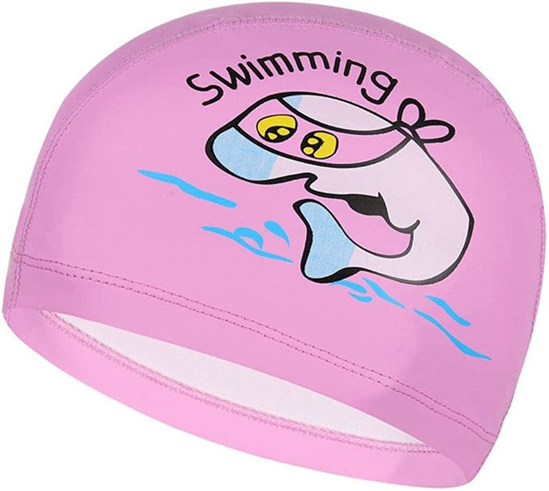 Kids Swimming Cap Children Swim Hat for Hair Care and Ear Protection Breathable Sporting Goods > Outdoor Recreation > Boating & Water Sports > Swimming > Swim Caps Gogokids H 4-11Years 
