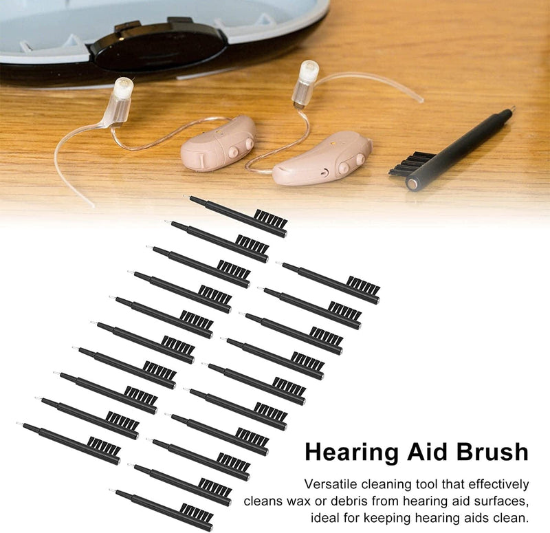 Kit, Durable Hearing Amplifier Brush Plastic and Metal 20PCS for Household Brushes For Home & Garden > Household Supplies > Household Cleaning Supplies Pwshymi   