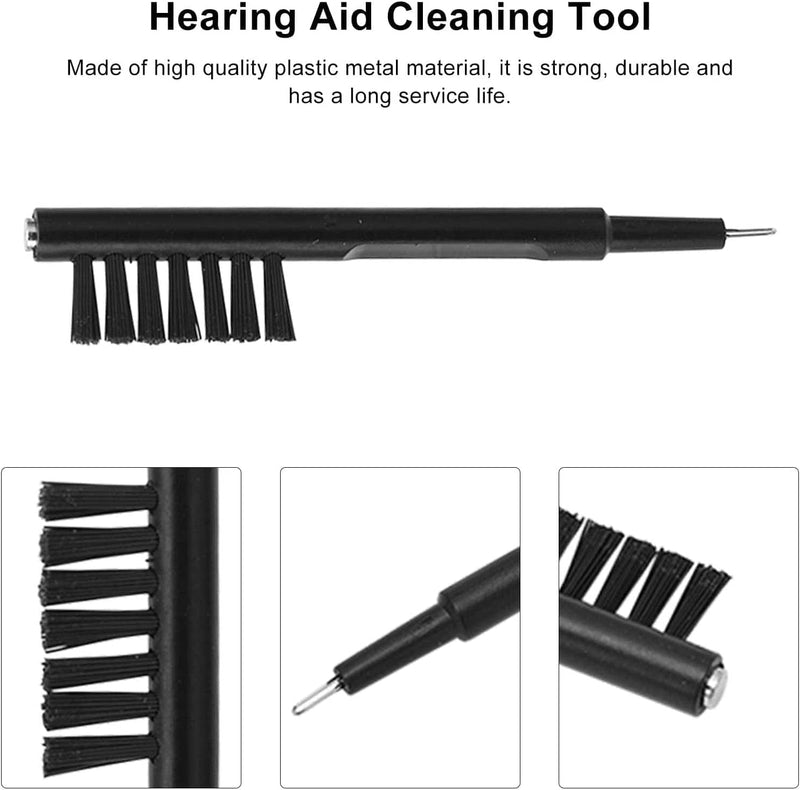 Kit, Durable Hearing Amplifier Brush Plastic and Metal 20PCS for Household Brushes For