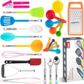 Kitchen Utensils Set, Cooking Utensils Set, Non Stick and Heat Resistant Kitchen Gadgets, 24 Pcs Nylon and Stainless Steel Kitchen Utensil Set New Home Essentials, Pots and Pans Kitchen Accessories Animals & Pet Supplies > Pet Supplies > Bird Supplies > Bird Cages & Stands Kaluns Multicolor  