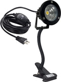 Kiven LED Outdoor Spotlight 5W Come with Clamp and 9.84 Ft Power Cord and Waterproof Switch , 400 Lumens ,Daylight White,4000 Kelvin , 60 Deg Beam Angle , Landscape Spotlight, Not Dimmable Home & Garden > Lighting > Flood & Spot Lights Kiven Natural Light-12w  