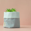 Kraft Paper Flower Pot Home & Garden > Household Supplies > Storage & Organization KOL DEALS Blue 10x10x10  