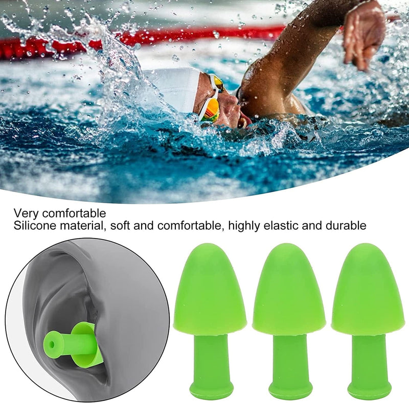 LAIONTY Water Sports Silicone Earplugs with Storage Box, Adult Waterproof Ear Protection Parts Sporting Goods > Outdoor Recreation > Boating & Water Sports > Swimming LAIONTY   