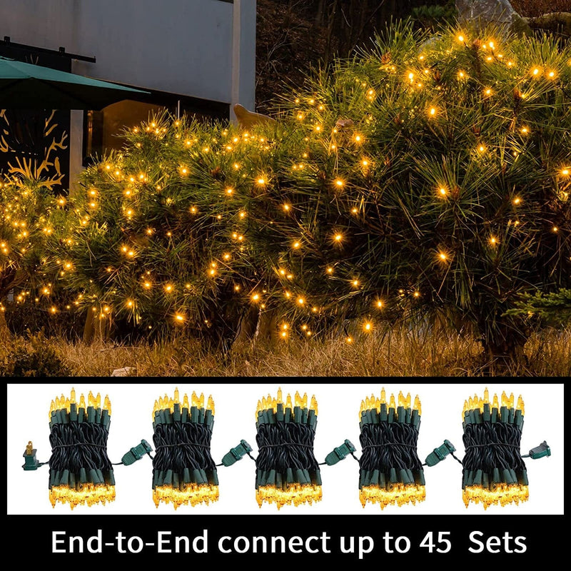 LAMPHOME Christmas String Light,100 Count Incandescent Mini String Light for Indoor & Outdoor Use (Yellow) Home & Garden > Lighting > Light Ropes & Strings Taizhou Yongheng Lighting Co.,ltd   